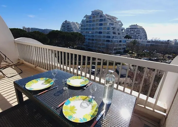 Port Jo Avec Garage Clim Wifi & Piscine Au Couchant 3pers - Rossiconciergerie - Linge Inclus * La Grande-Motte